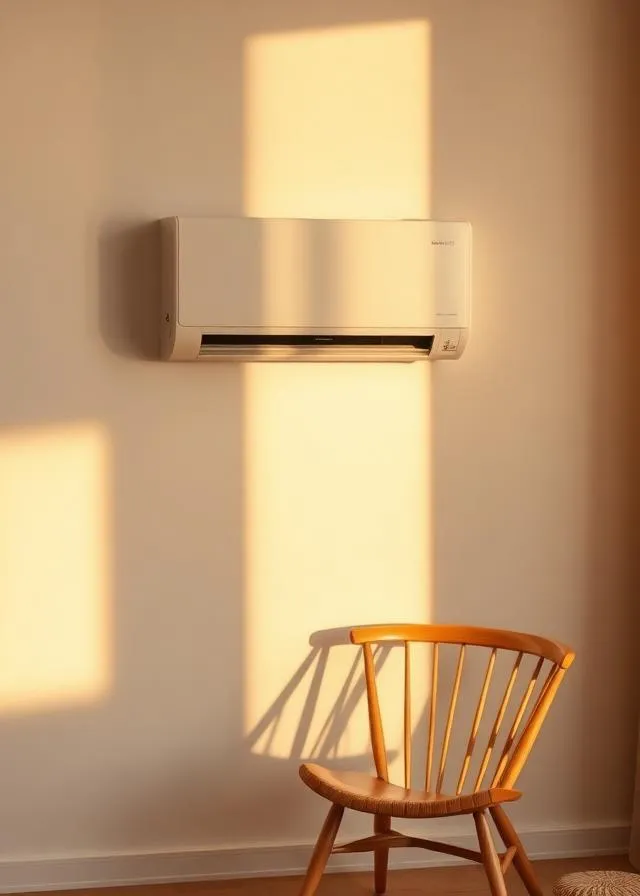 Klima uređaj za grijanje u sunčanoj sobi